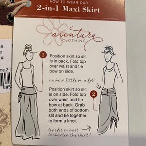 2-N-1 Maxi Skirt / Dress